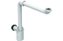 Obrázek GEBERIT Zápachová uzávěrka Geberit s nornou trubkou pro umyvadlo, prostorově úsporná, vývod vodorovný Alpská bílá #151.117.11.1