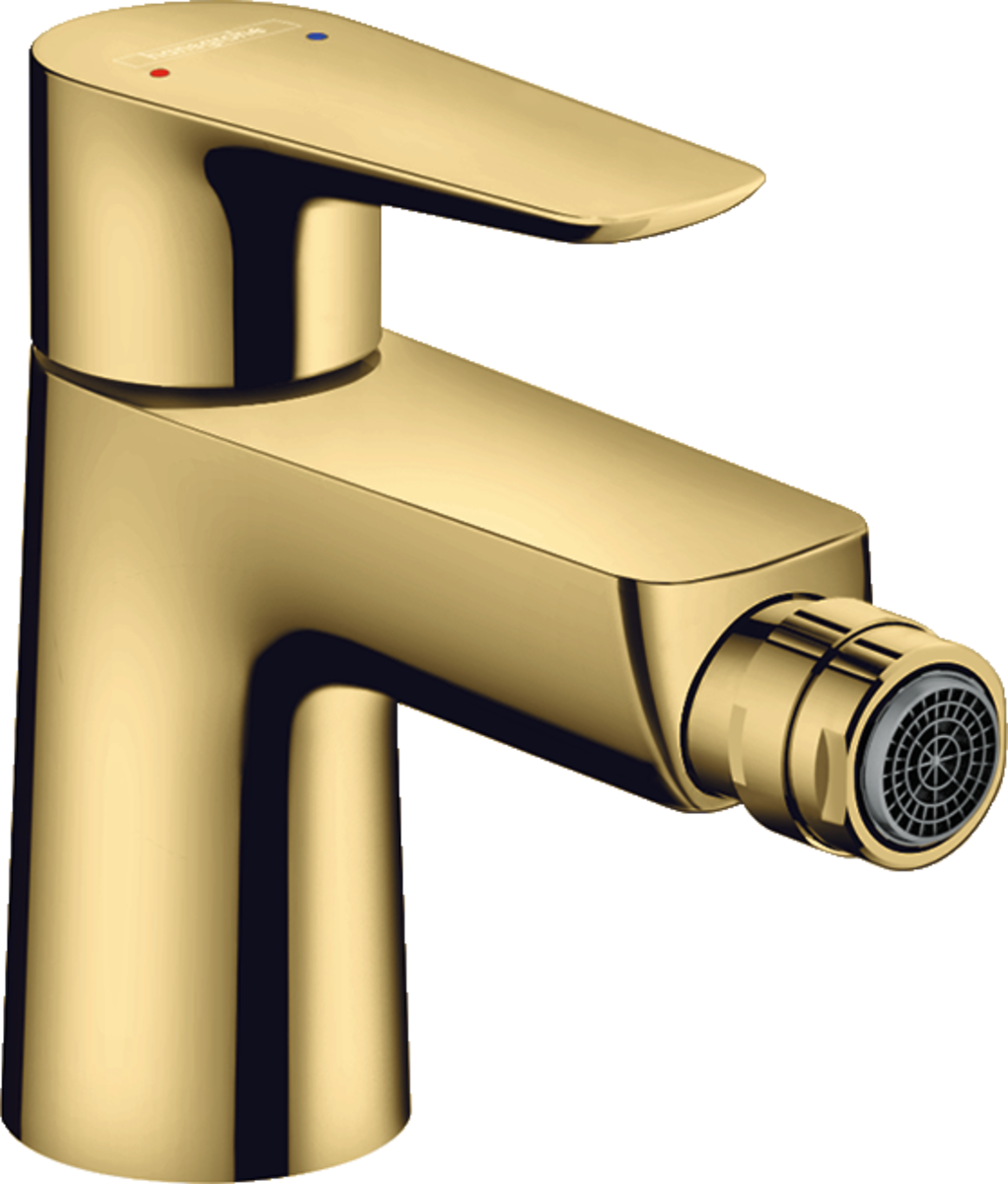 HANSGROHE Talis E bidetová baterie s výpustí #71720990 - leštěný vzhled zlata