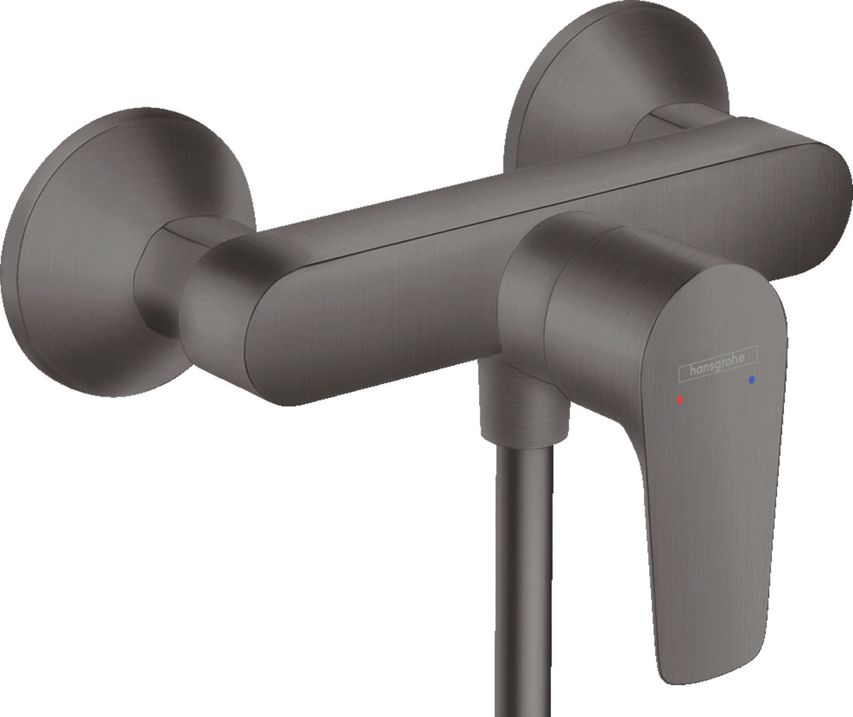 HANSGROHE Talis E Páková sprchová baterie na stěnu #71760340 - kartáčovaný černý chrom