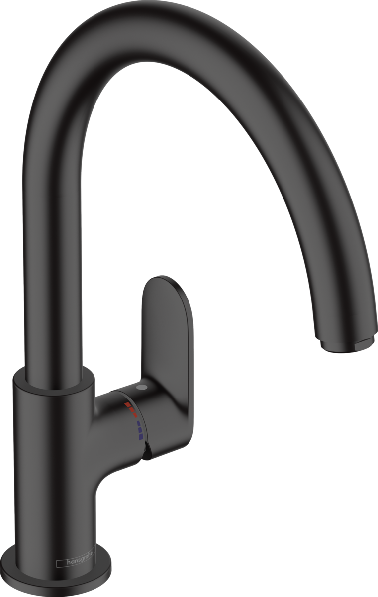 HANSGROHE Vernis Blend M35 Páková kuchyňská baterie 210 s otočným výtokem #71870670 - matná černá