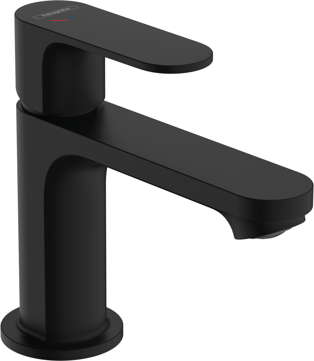 HANSGROHE Rebris S Páková umyvadlová baterie 80 CoolStart s odtokovou soupravou s táhlem #72513670 - matná černá