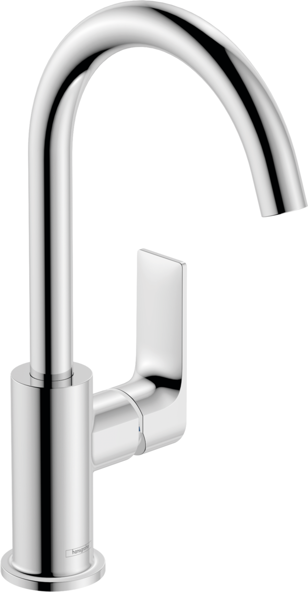 HANSGROHE Rebris E Páková umyvadlová baterie 210 s otočným výtokem a odtokovou soupravou s táhlem #72576000 - chrom