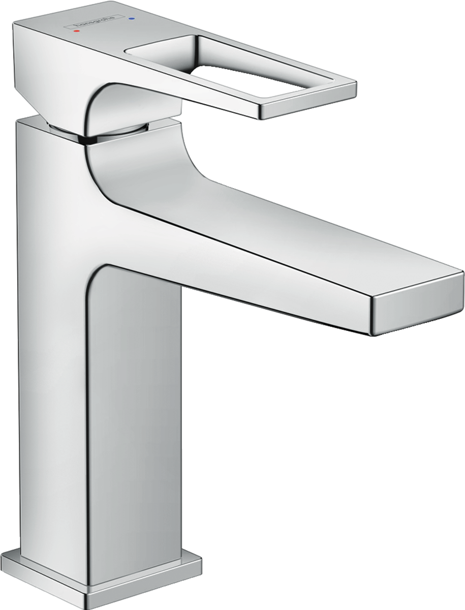 HANSGROHE Metropol Umyvadlová baterie 110 s třmenovou pákou a odtokovou soupravou s táhlem chrom 74506000