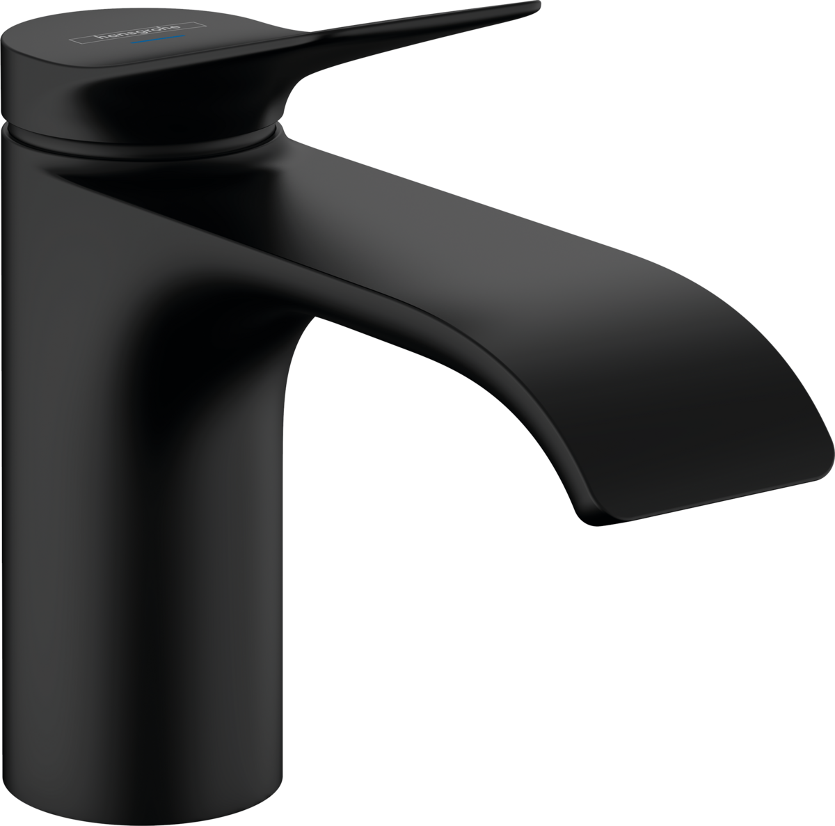 HANSGROHE Vivenis Stojánkový ventil 80 pro studenou nebo předem nastavenou vodu, bez odtokové soupravy #75013670 - matná černá