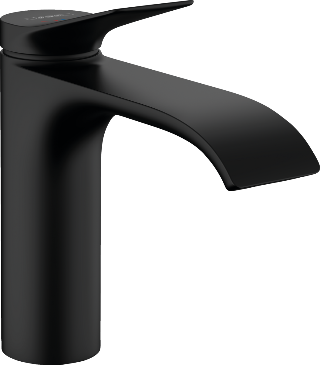 HANSGROHE Vivenis Páková umyvadlová baterie 110 CoolStart s odtokovou soupravou s táhlem #75023670 - matná černá