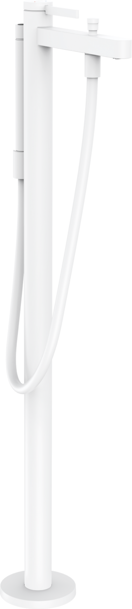 HANSGROHE Finoris Páková vanová baterie volně stojící na podlaze #76445700 - matná bílá