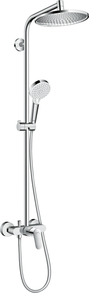 Obrázek HANSGROHE Crometta S Showerpipe 240 1jet s pákovou baterií #27269000 - chrom