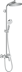 Obrázek HANSGROHE Crometta S Showerpipe 240 1jet s pákovou baterií #27269000 - chrom