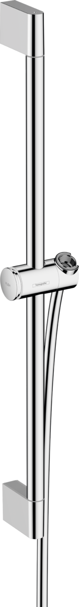 Obrázek HANSGROHE Unica sprchová tyč S 65 cm s jezdcem Push a sprchovou hadicí Isiflex 160 cm #24400000 - Chrom