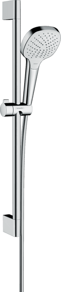 Obrázek HANSGROHE Croma Select E sprchová sada Vario EcoSmart 9 l/min se sprchovou tyčí 65 cm #26583400 - bílá/chrom
