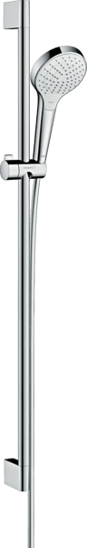 Obrázek HANSGROHE Croma Select S sprchová sada Vario EcoSmart 9 l/min se sprchovou tyčí 90 cm #26573400 - bílá/chrom