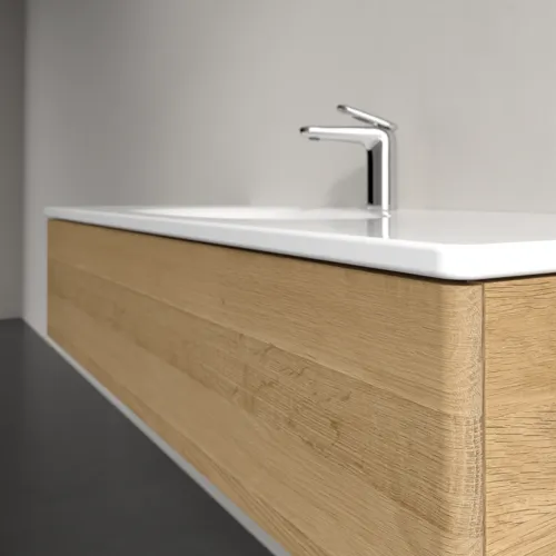 VILLEROY BOCH Toaletní skříňka Antao, 1 zásuvka, 1188 x 256 x 493 mm, přední strana bez konstrukce, medový dub #K03000HN, obrázek 5