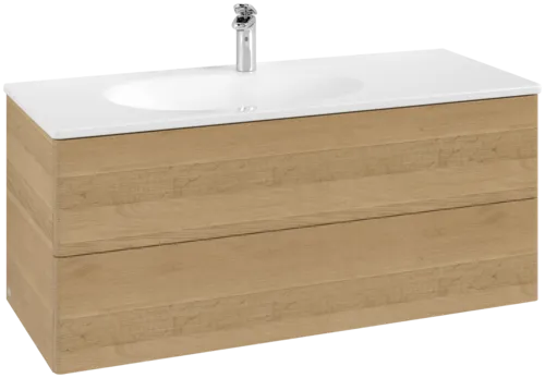 VILLEROY BOCH Toaletní skříňka Antao, 2 výsuvy, 1188 x 504 x 492 mm, přední strana bez konstrukce, medový dub #K06000HN