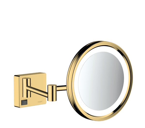 Obrázek HANSGROHE AddStoris kosmetické zrcatko s LED osvětlením #41790990 - Polished Gold Optic