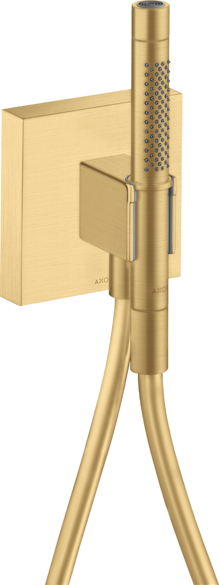 HANSGROHE AXOR Starck Porter držák sprhy s připojením a ruční sprchou #12626250 - Brushed Gold Optic