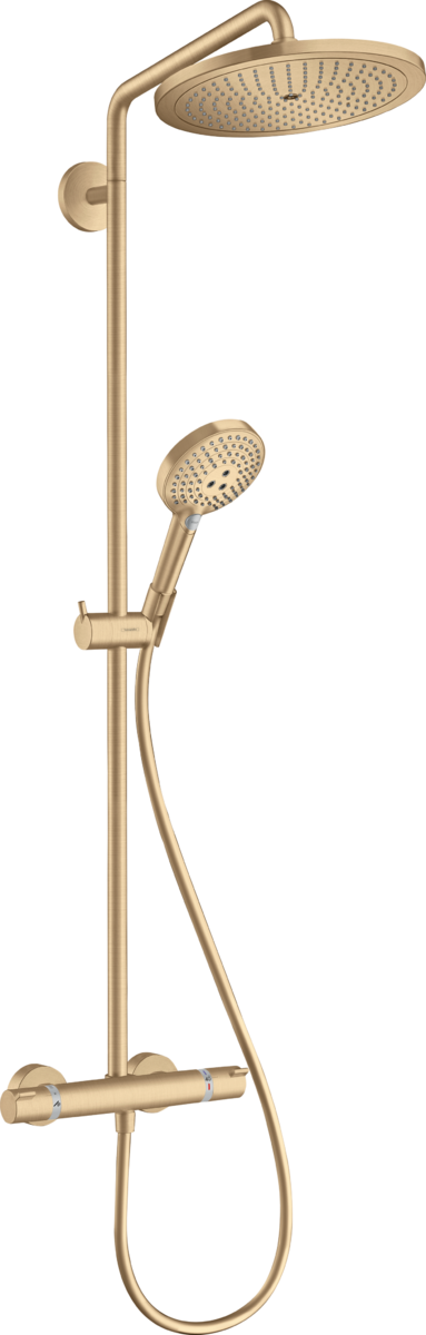 HANSGROHE Croma Select S sprchový set Showerpipe 280 s termostatem, EcoSmart #26891140 - kartáčovaný bronz