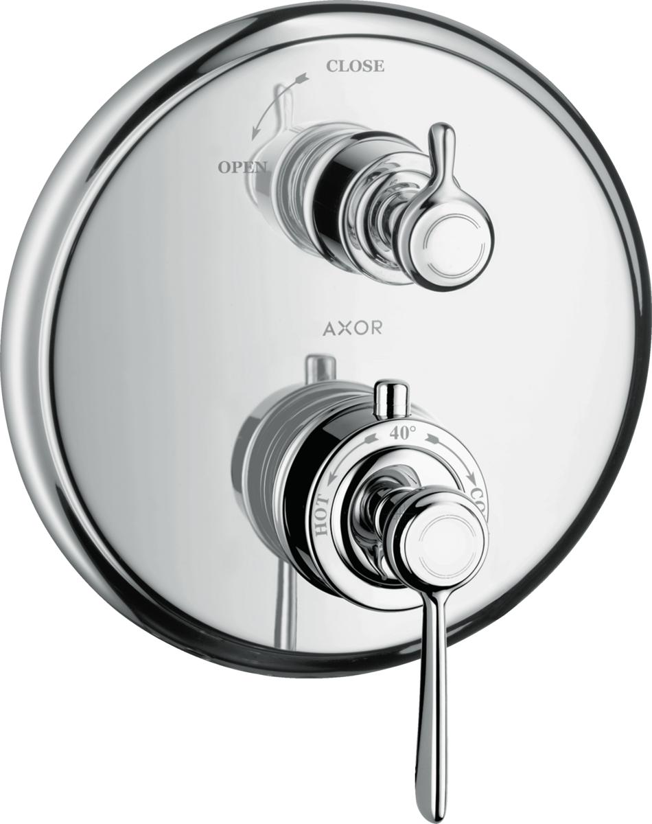 HANSGROHE AXOR Montreux Termostat s podomítkovou instalací, s páčkovou rukojetí a s uzavíracím ventilem #16801000