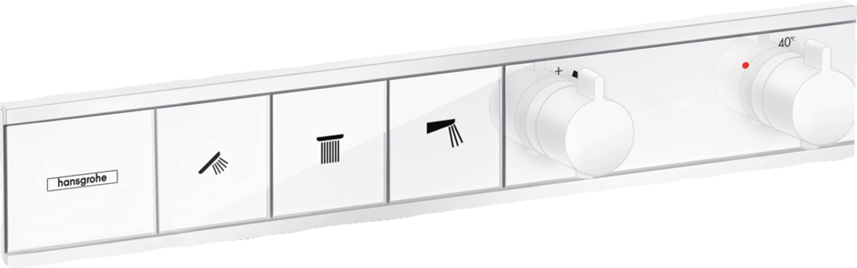 HANSGROHE RainSelect termostat pod omítku pro 3 spotřebiče #15381700 - bílá mat