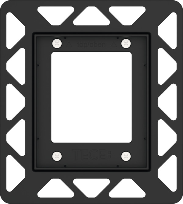 Ảnh của TECE urinal installation frame for flush-mounted installation, black #9242647