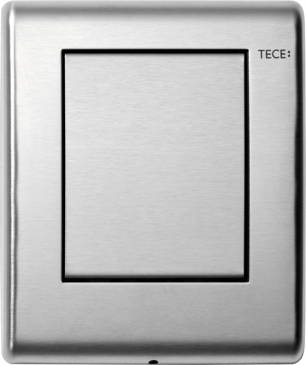 Obrázek TECE TECEplanus urinal flush plate incl. cartridge, brushed stainless steel #9242310