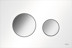 Obrázek TECEloop Ovládací tlačítka splachování , bílá plastová tlačítka, lesklý chrom, systém dvoumnožstevního splachování 9240627