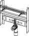 Obrázek TECE washstand support for installation in metal/wooden stud walls 9510003