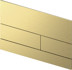 Obrázek TECE TECEsquare II ovládací tlačítko kovové, dvojčinné #9240838 - zlatá kartáčovaná