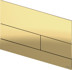 Obrázek TECEsquare II kovové ovládací tlačítko, dvojčinné #9240839 - Polished Gold Optic