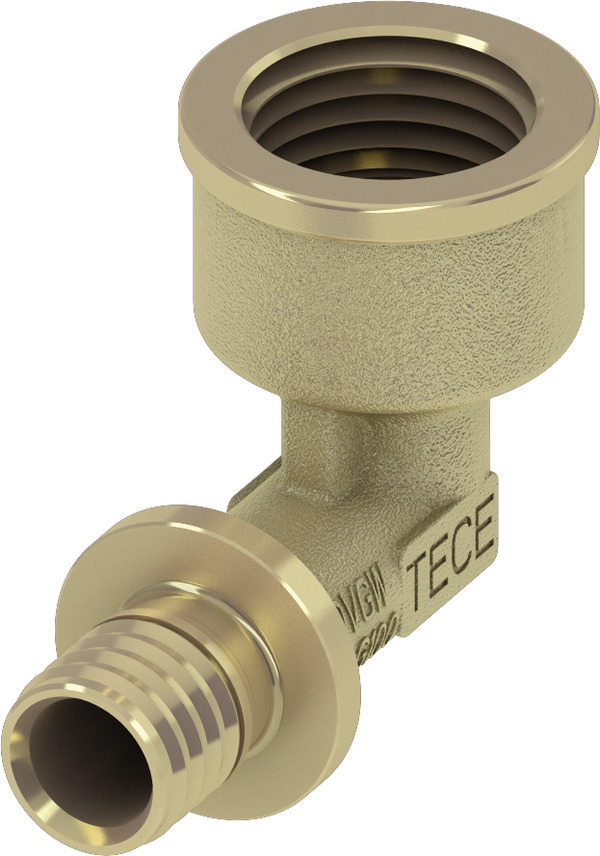 TECE TECEflex female elbow dimension 40 x Rp 1 1/2" silicon bronze #708106