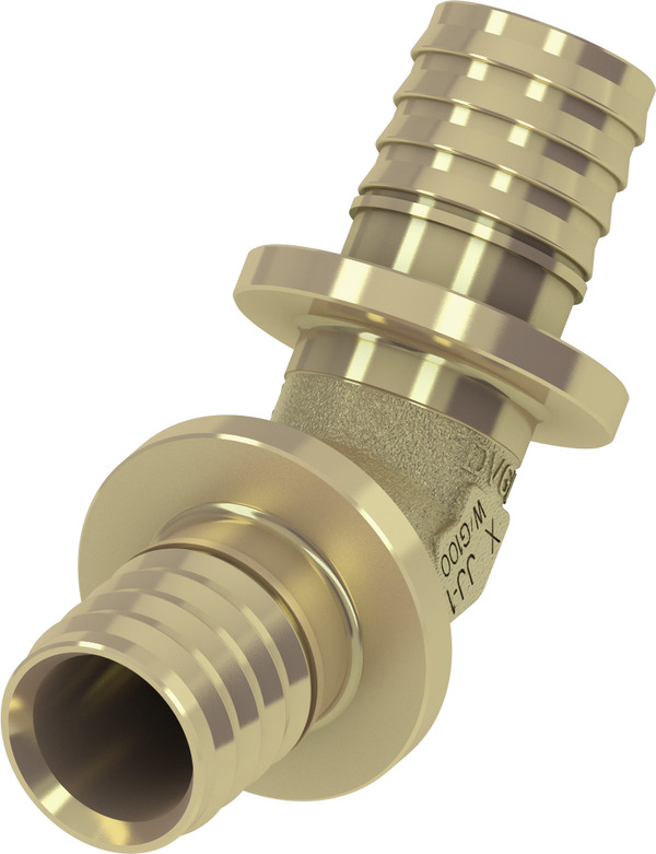 TECE TECEflex elbow 45° dimension 25 x 25, silicon bronze #707167
