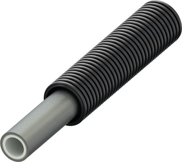TECE TECEflex PE-Xc 5S all-plastic pipe dimension 20 in corrugated sheath pipe, 75 m roll 704620