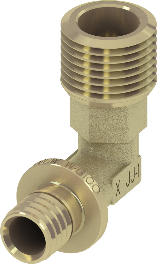 TECE TECEflex male elbow silicon bronze 20 x 1/2" #707802