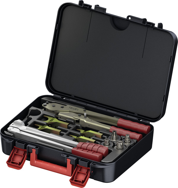 TECE TECEflex manual tool set/case dimension 16-32, RAZ-V and HPW-L #720203
