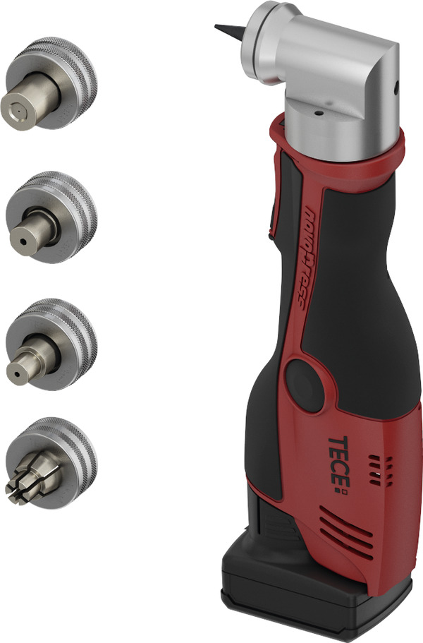 TECE TECEflex RazFaz battery expansion tool incl. expansion heads dimension 16-32 in case #720172