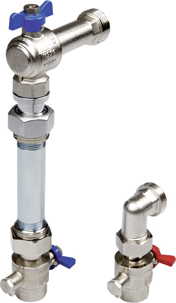TECE TECEfloor calorimeter installation kit 110/130 Rp 3/4" x MT 1", VL a. RL f. 5mm, M10 x1 #77382005