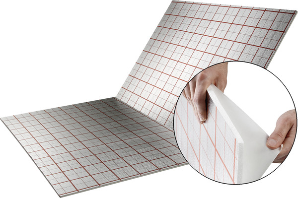 TECE TECEfloor tacking sheet 10plus (1.92 m2) fold. sheet 160 x 120 x 1 cm R=0.285 m2K/W #77531530