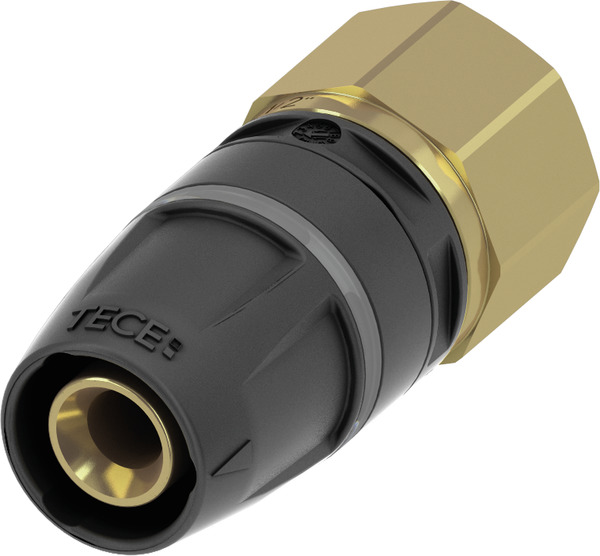 TECE TECElogo-Push female connector standard brass, Dim. 50 x 2" #8610009
