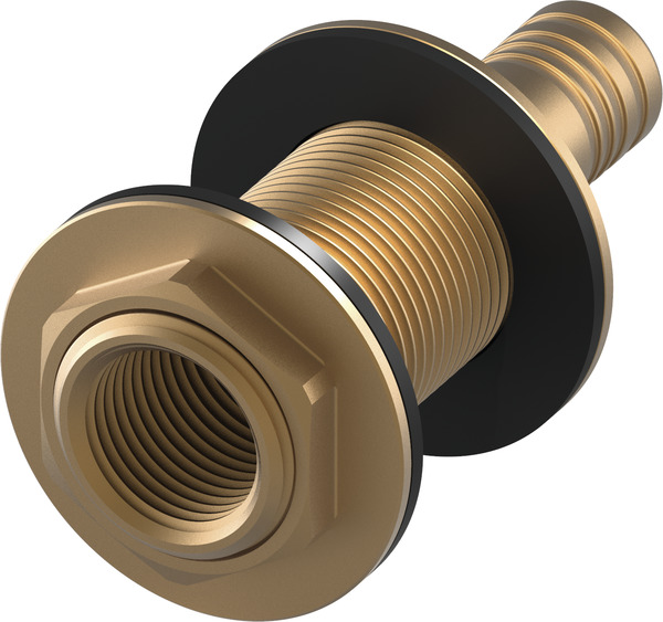 TECE TECElogo-Push násuvný nástěnný kanál s upevňovacími maticemi 3/4", rozměr 16 x Rp 1/2" #8723012