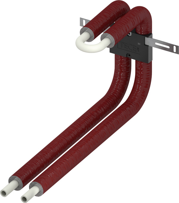 TECE TECElogo radiator mounting set for compact radiator with integrated valve, wall-mounted Dimension 16 #8740550