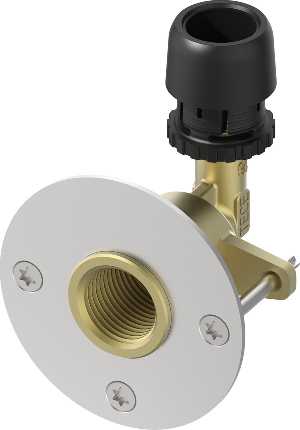 TECE TECElogo-Ax průchozí úhelník na stěnu rozměr 16 x Rp 1/2", křemíkový bronz #8803901