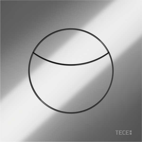 TECE TECEflushpoint pneumatic remote release for dual-flush system, fine installation set, with square cover, bright chrome #9240979