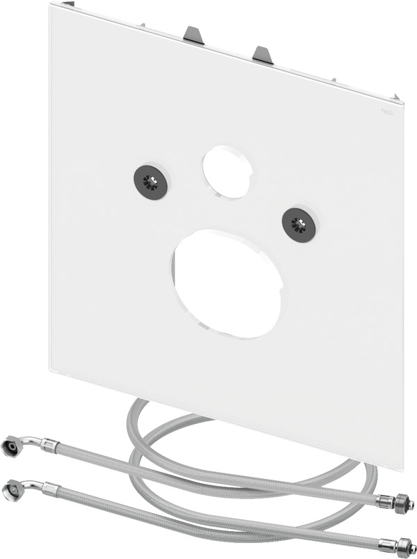 TECE TECElux glass facing for TECE shower toilets, polished white glass #9650109