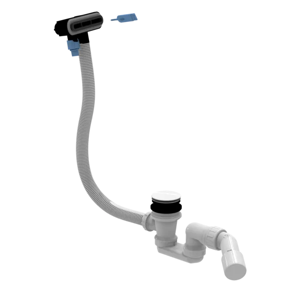 VILLEROY BOCH Odtoková a přepadová souprava příslušenství, 200 x 300 x 100 mm, černá matná #U90959033