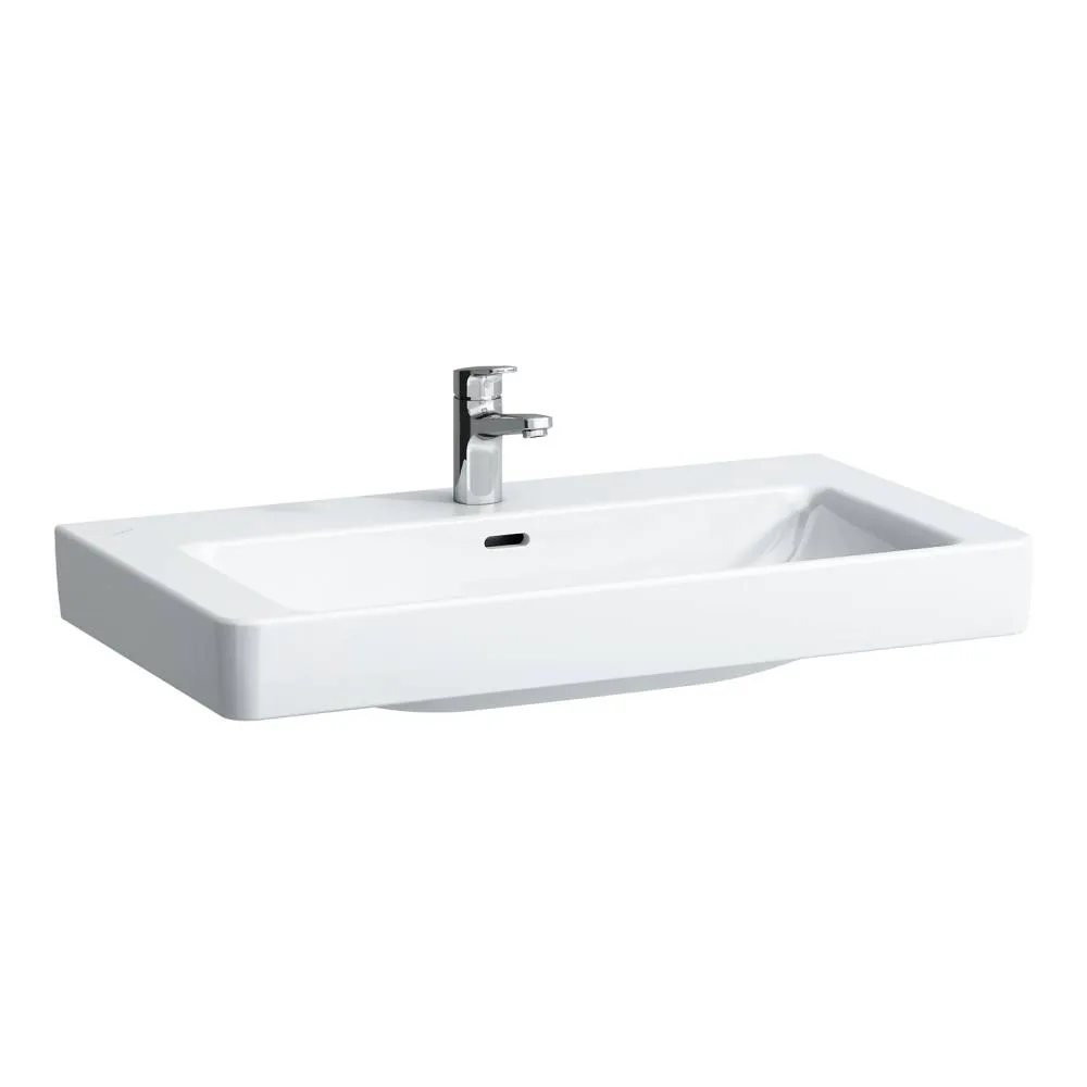 LAUFEN PRO S Umyvadlo, broušená spodní část 850 x 460 x 95 mm #H816965A001081 - A00 - Bílá LCC Active (LAUFEN Clean Coat Active)