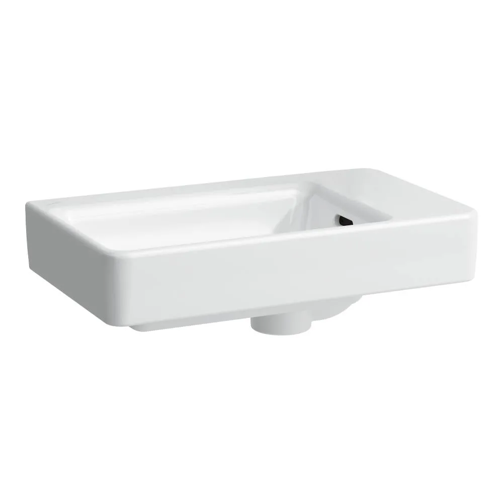 LAUFEN PRO S Umývátko, asymetrické pravé 480 x 280 x 85 mm #H8159544001091 - 400 - Bílá LCC (LAUFEN Clean Coat)