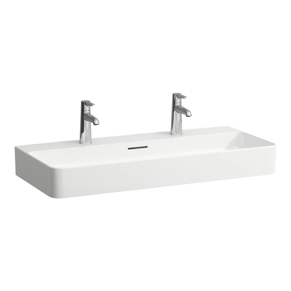 LAUFEN VAL Umyvadlo, broušená spodní část 950 x 420 x 115 mm #H816287A001071 - A00 - Bílá LCC Active (LAUFEN Clean Coat Active)