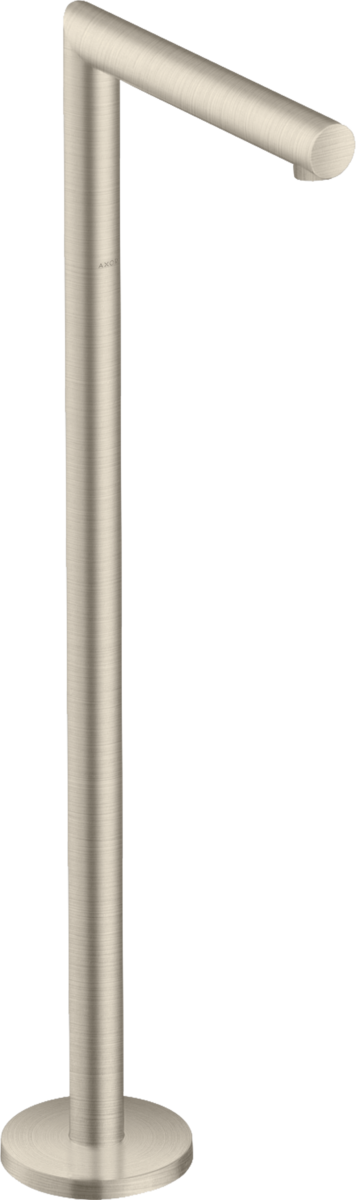 HANSGROHE AXOR Uno Vanový výtok rovný, volně stojící na podlaze #45412820 - kartáčovaný nikl
