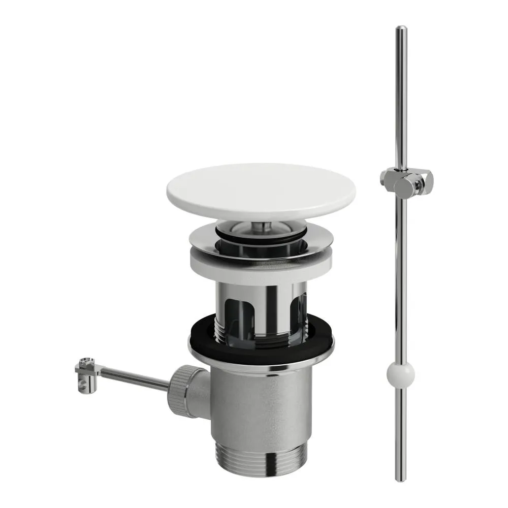 LAUFEN Odpadní ventil s automatickou zátkou, včetně keramické krytky SaphirKeramik 80 x 45 x 80 mm #H8981917570001 - 757 - Bílá mat