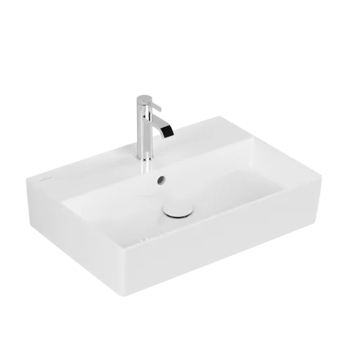 VILLEROY BOCH Umyvadlo Memento 2.0, 600 x 420 x 135 mm, bílá Alpine CeramicPlus, s přepadem #4A2260R1