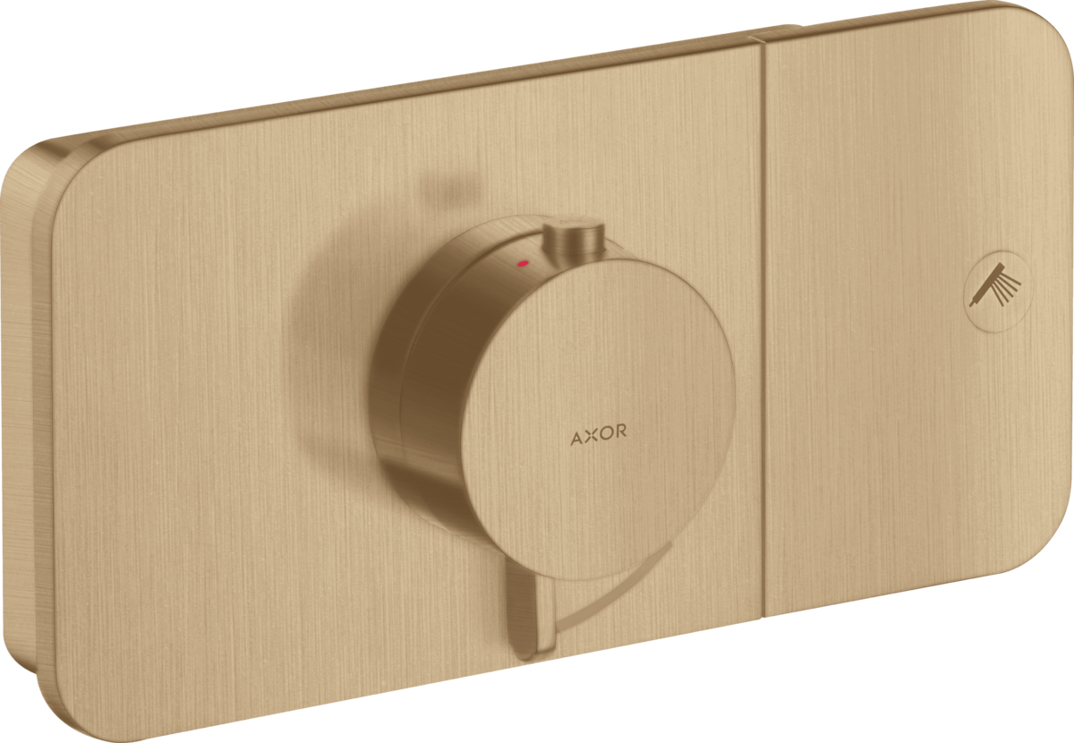 HANSGROHE AXOR One Modul termostatu pod omítku pro 1 spotřebič #45711140 - kartáčovaný bronz